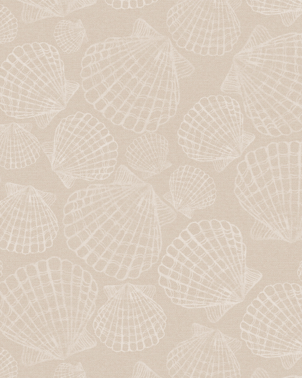 Seashells in Sand Wallpaper