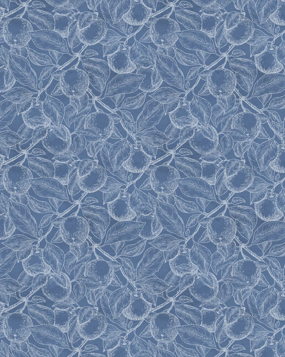 Orchid Foliage Navy Blue Wallpaper from Olive et Oriel where you can shop wallpaper and artworks online