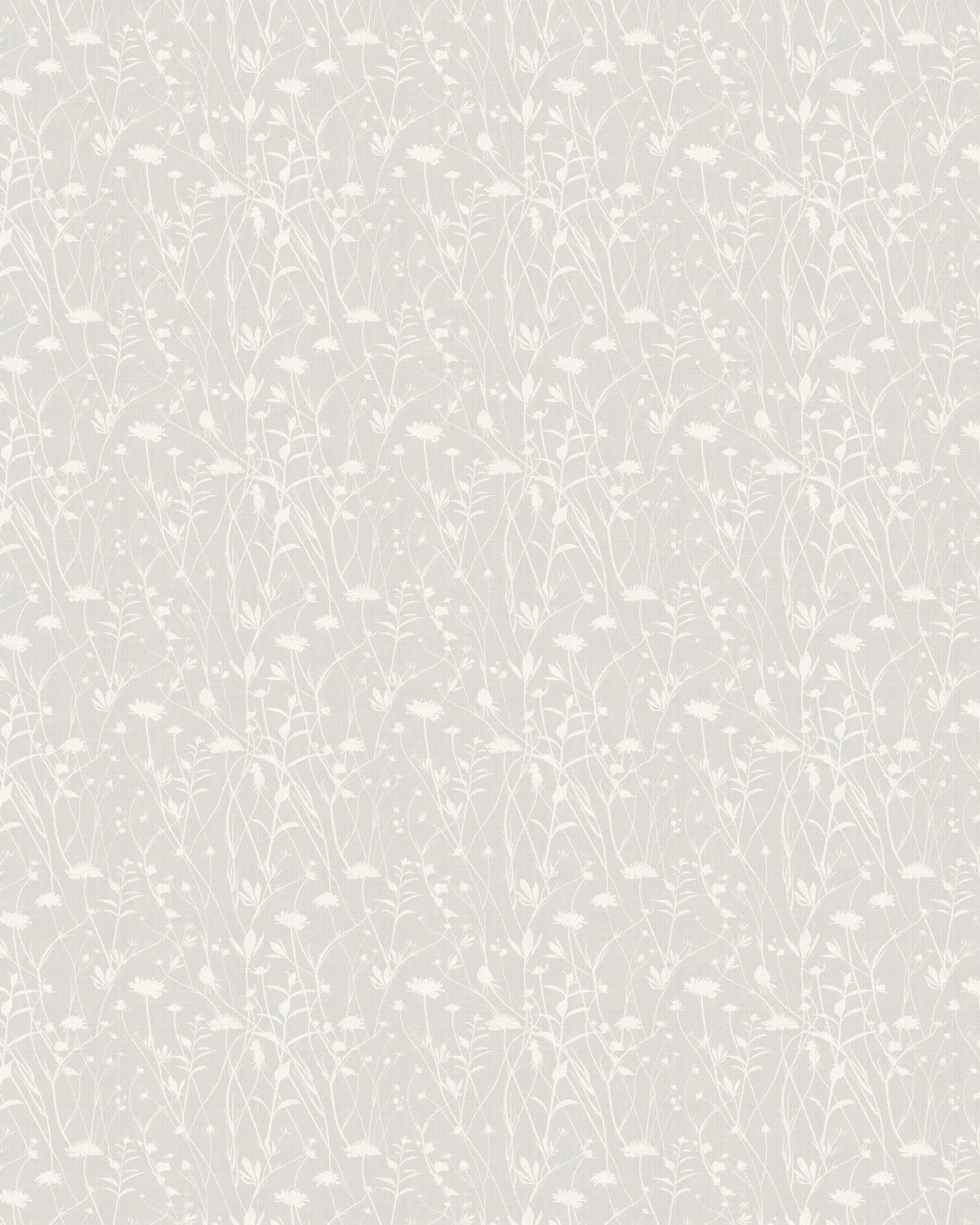 Meadow Floral in Soft Grey Wallpaper from Olive et Oriel where you can shop wallpaper and artworks online