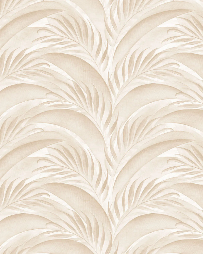 Palm City Cream & Beige Wallpaper from Olive et Oriel where you can shop wallpaper and artworks online