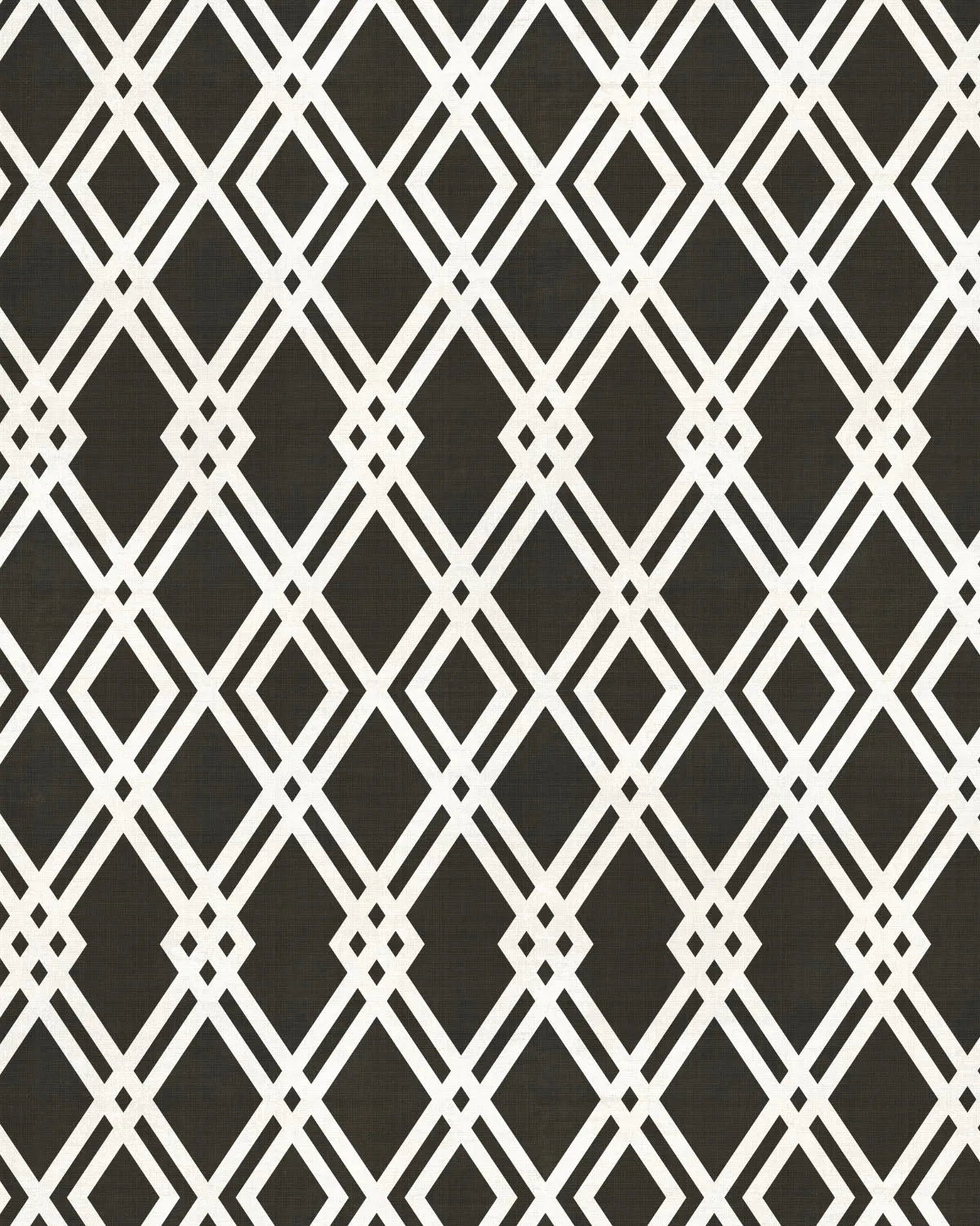 Luxe Lattice Black & White Wallpaper from Olive et Oriel where you can shop wallpaper and artworks online