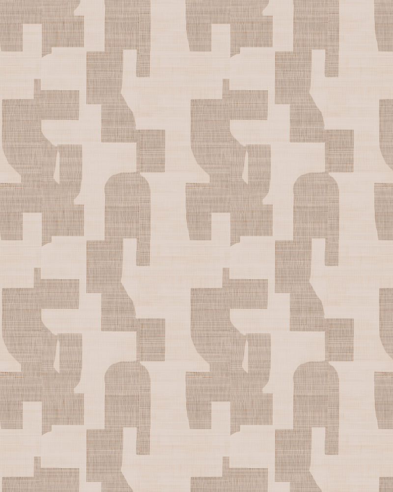 Hotham in Taupe Commercial Vinyl Wallcovering