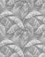 Tropics Black & White Wallpaper