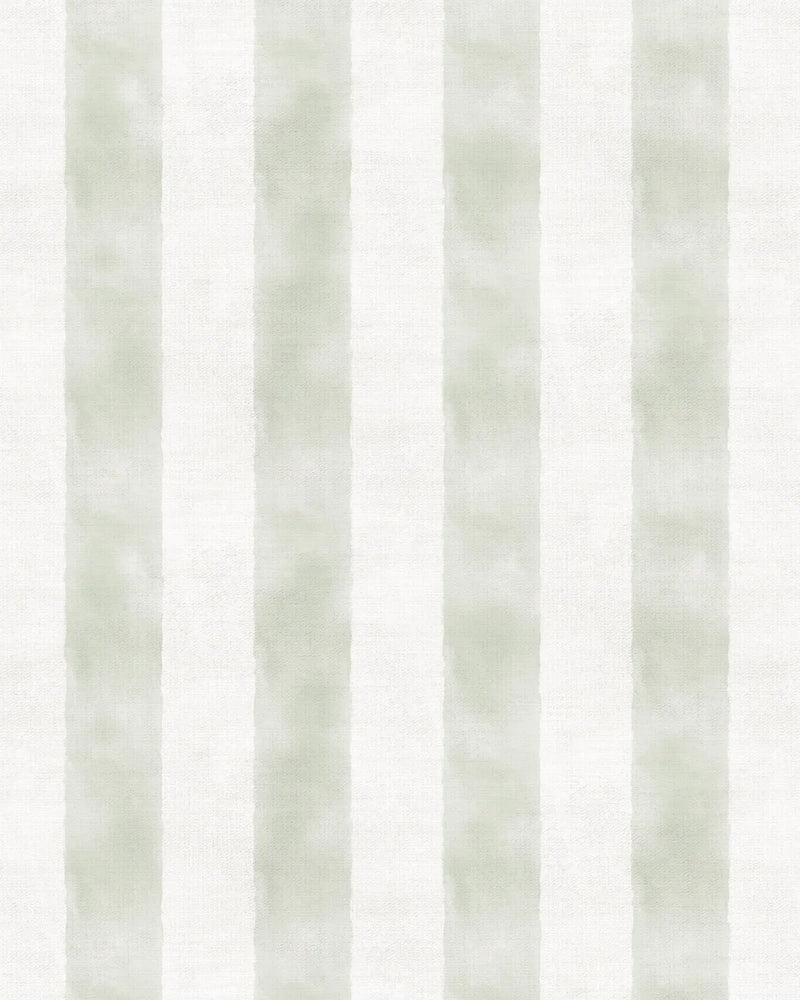 Painted Stripe In Sage Green Wallpaper from Olive et Oriel where you can shop wallpaper and artworks online
