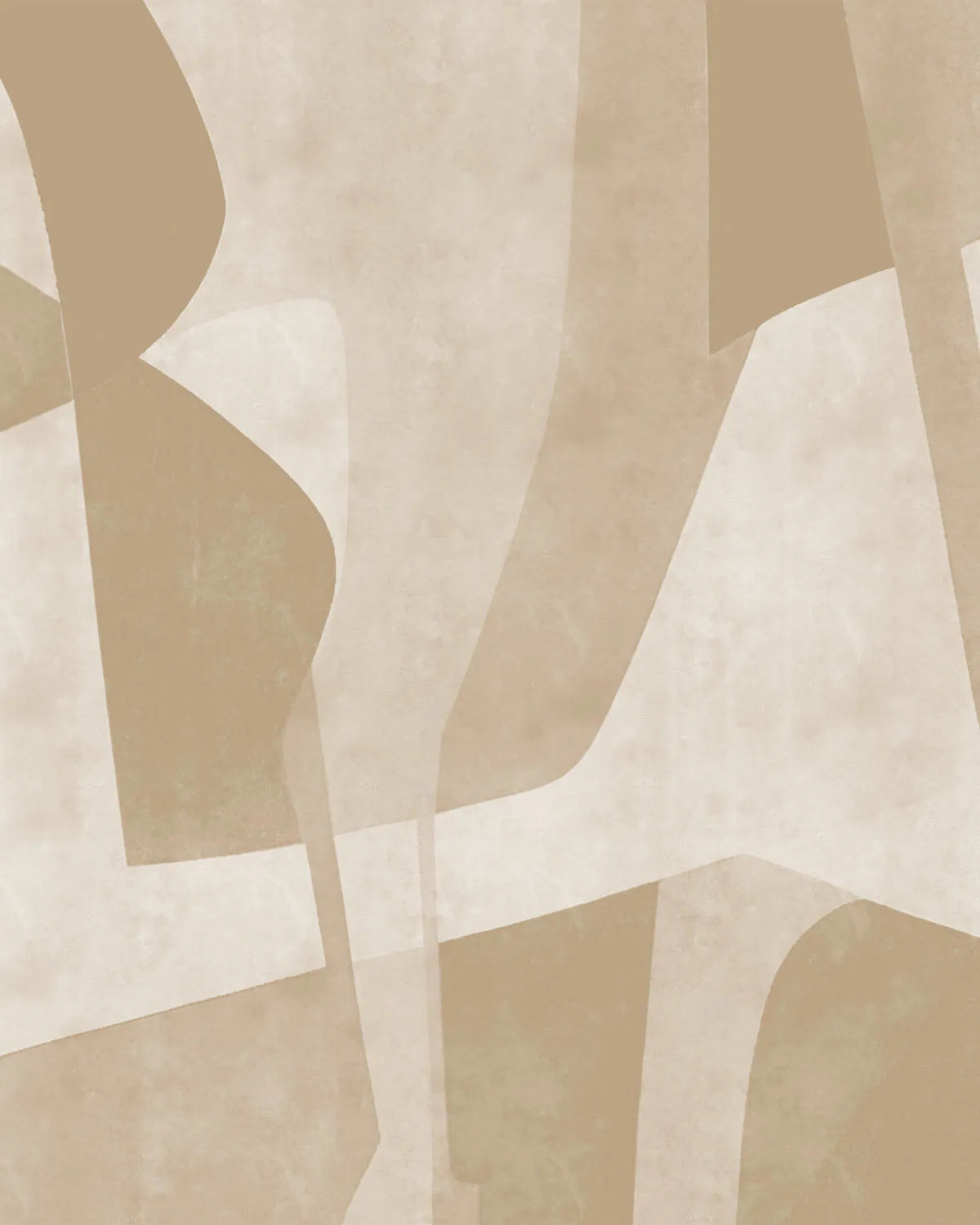Industrial Shapes Beige Wallpaper from Olive et Oriel where you can shop wallpaper and artworks online