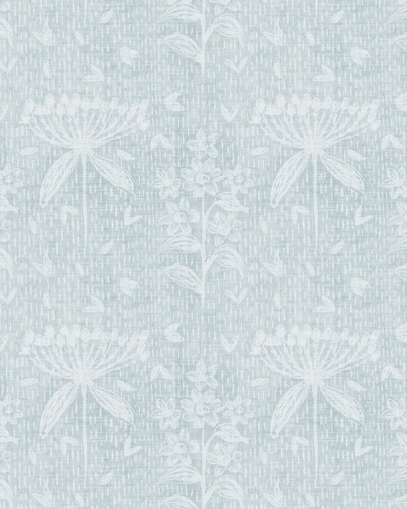 Country Stems in Blue Wallpaper from Olive et Oriel where you can shop wallpaper and artworks online