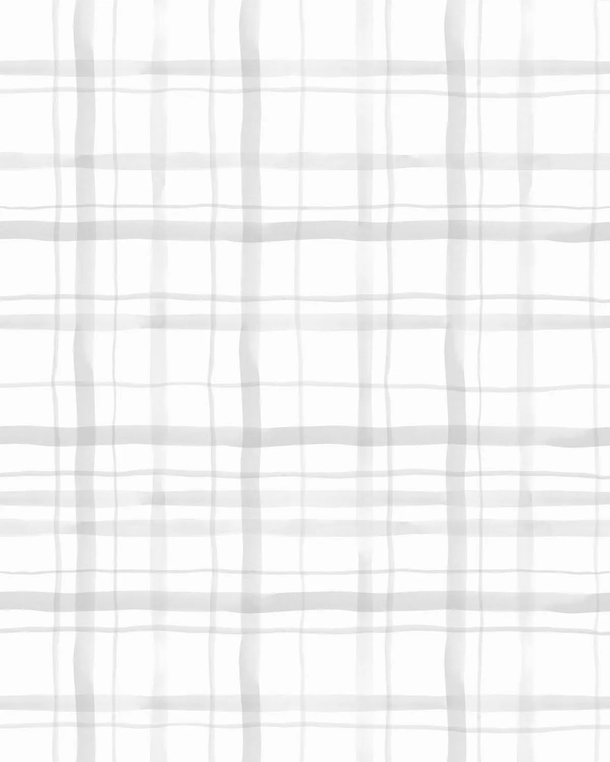 Watercolour Plaid Grey Wallpaper from Olive et Oriel where you can shop wallpaper and artworks online