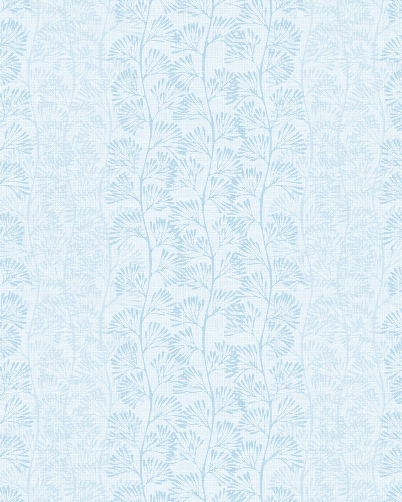 Ocean Luxe Stripes in Light Blue Wallpaper