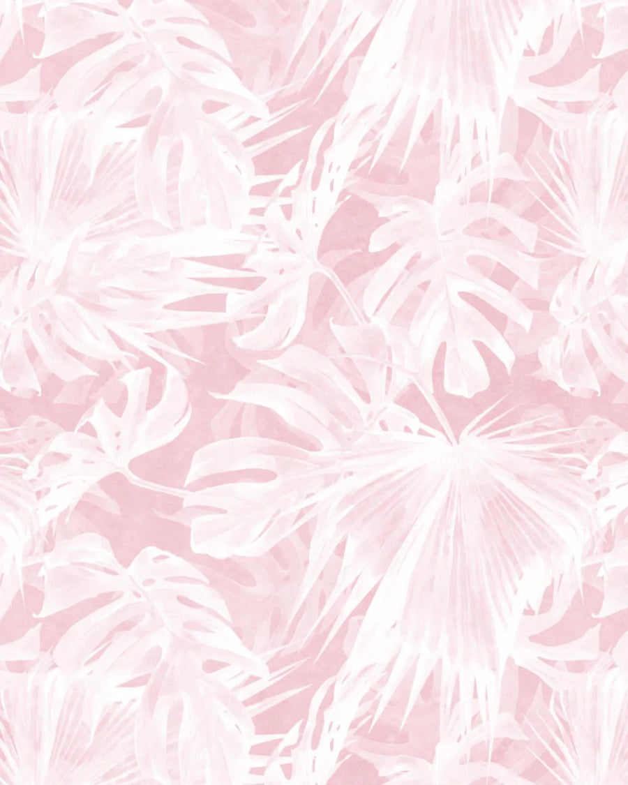 Maui Palm Pink Wallpaper from Olive et Oriel where you can shop wallpaper and artworks online