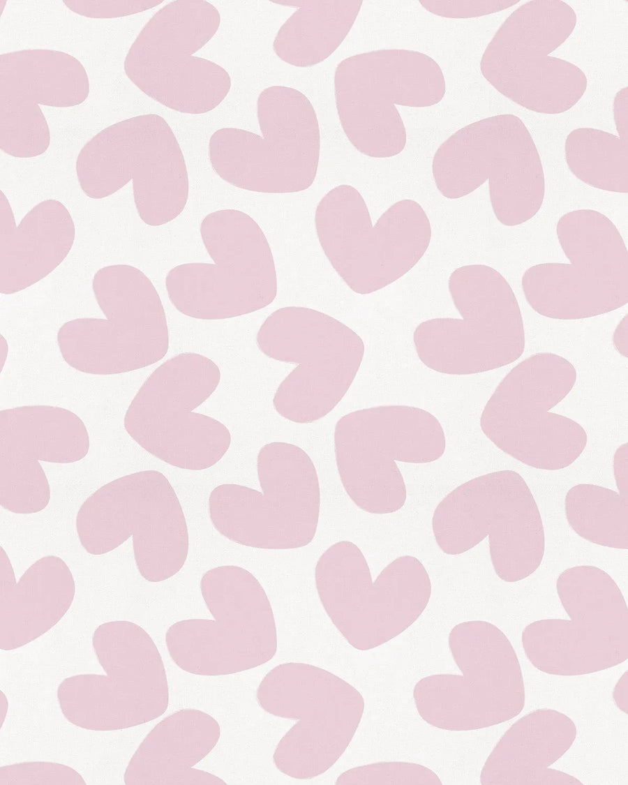 Love Heart Dreams in Pink Wallpaper from Olive et Oriel where you can shop wallpaper and artworks online