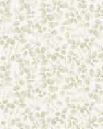 Leafy Country Foliage in Sage Green Wallpaper