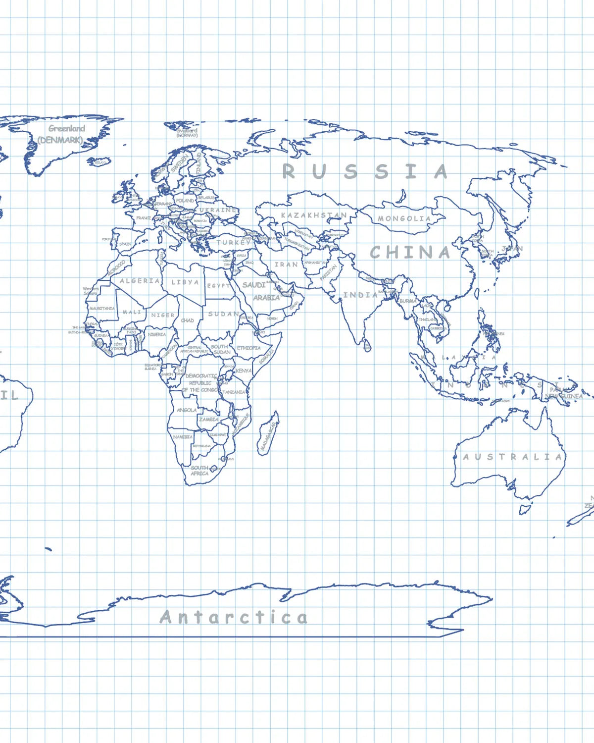 School Book Map Wallpaper Mural from Olive et Oriel where you can shop wallpaper and artworks online