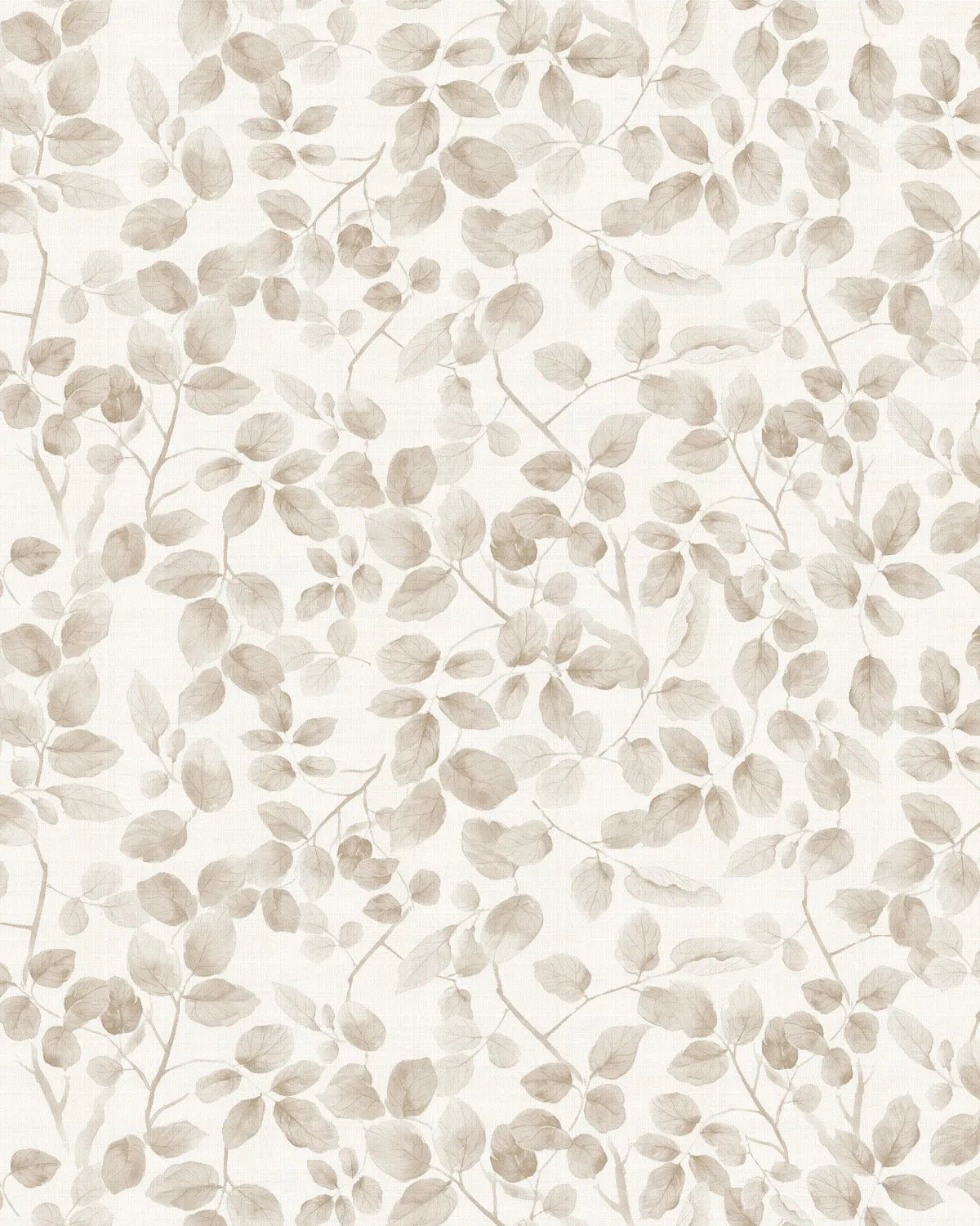 Leafy Country Foliage in Light Brown Wallpaper from Olive et Oriel where you can shop wallpaper and artworks online