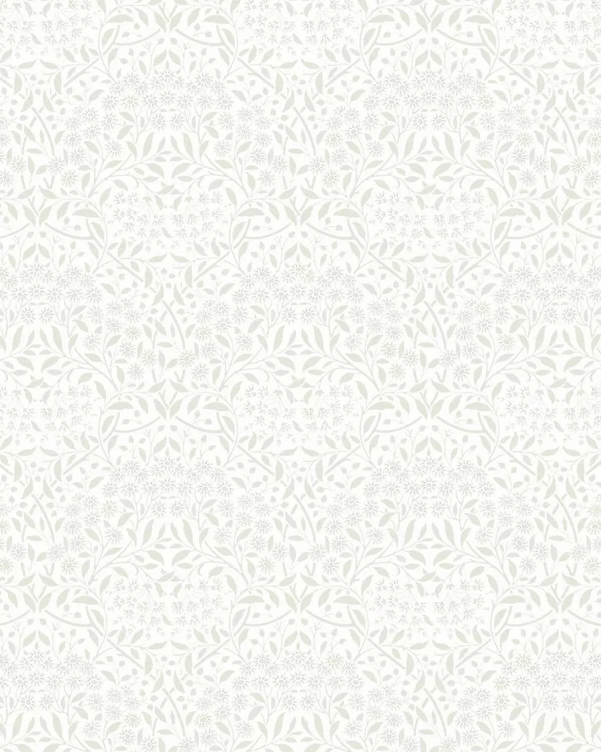 Vintage Posie Sage Green Wallpaper from Olive et Oriel where you can shop wallpaper and artworks online