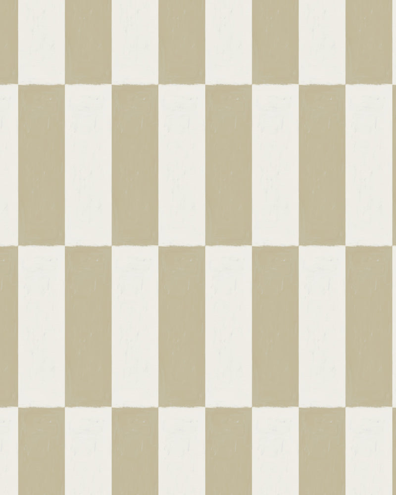 Cabarita Check in Olive Green Wallpaper from Olive et Oriel where you can shop wallpaper and artworks online