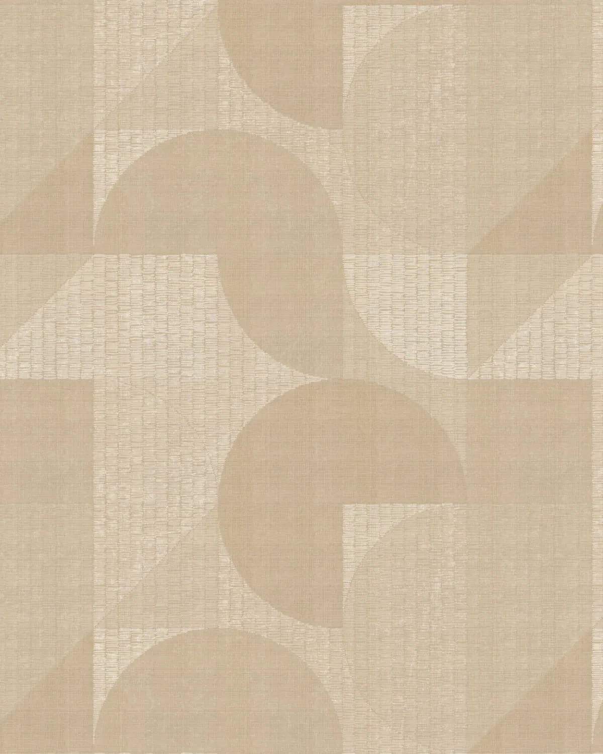 Cutting Shapes Beige Wallpaper from Olive et Oriel where you can shop wallpaper and artworks online