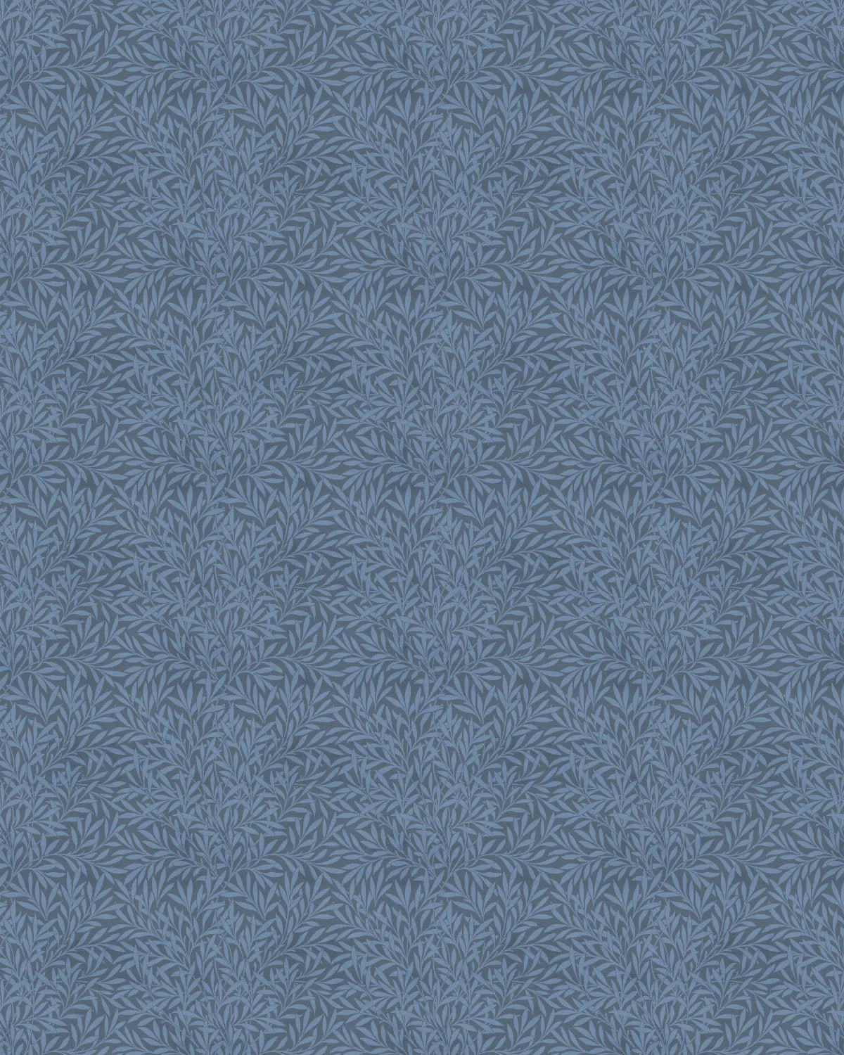 Farmhouse Leaves Navy Blue Wallpaper from Olive et Oriel where you can shop wallpaper and artworks online