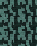 Hotham in Dark Green Commercial Vinyl Wallcovering