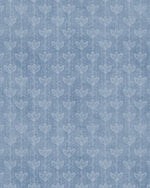 Farm House Flower Stem in Navy Blue Wallpaper