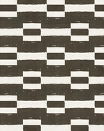 Geo Stripe Black & White Wallpaper