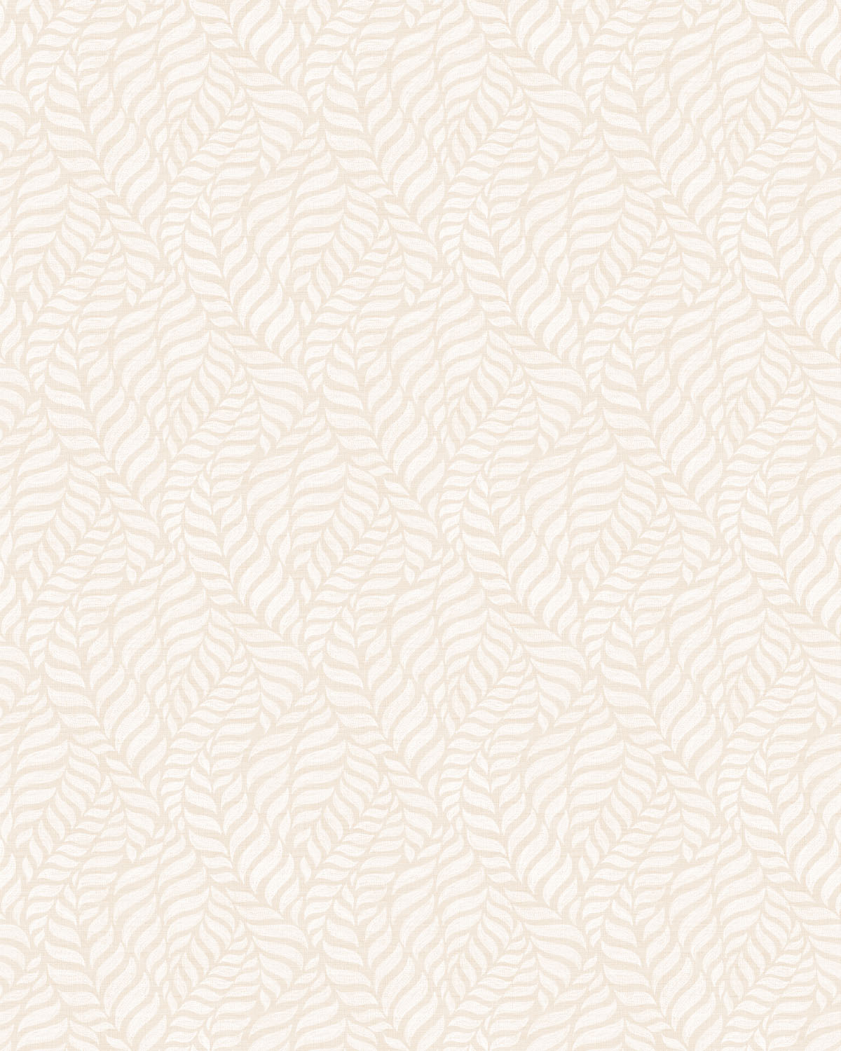 Abstract Leaves Beige Wallpaper