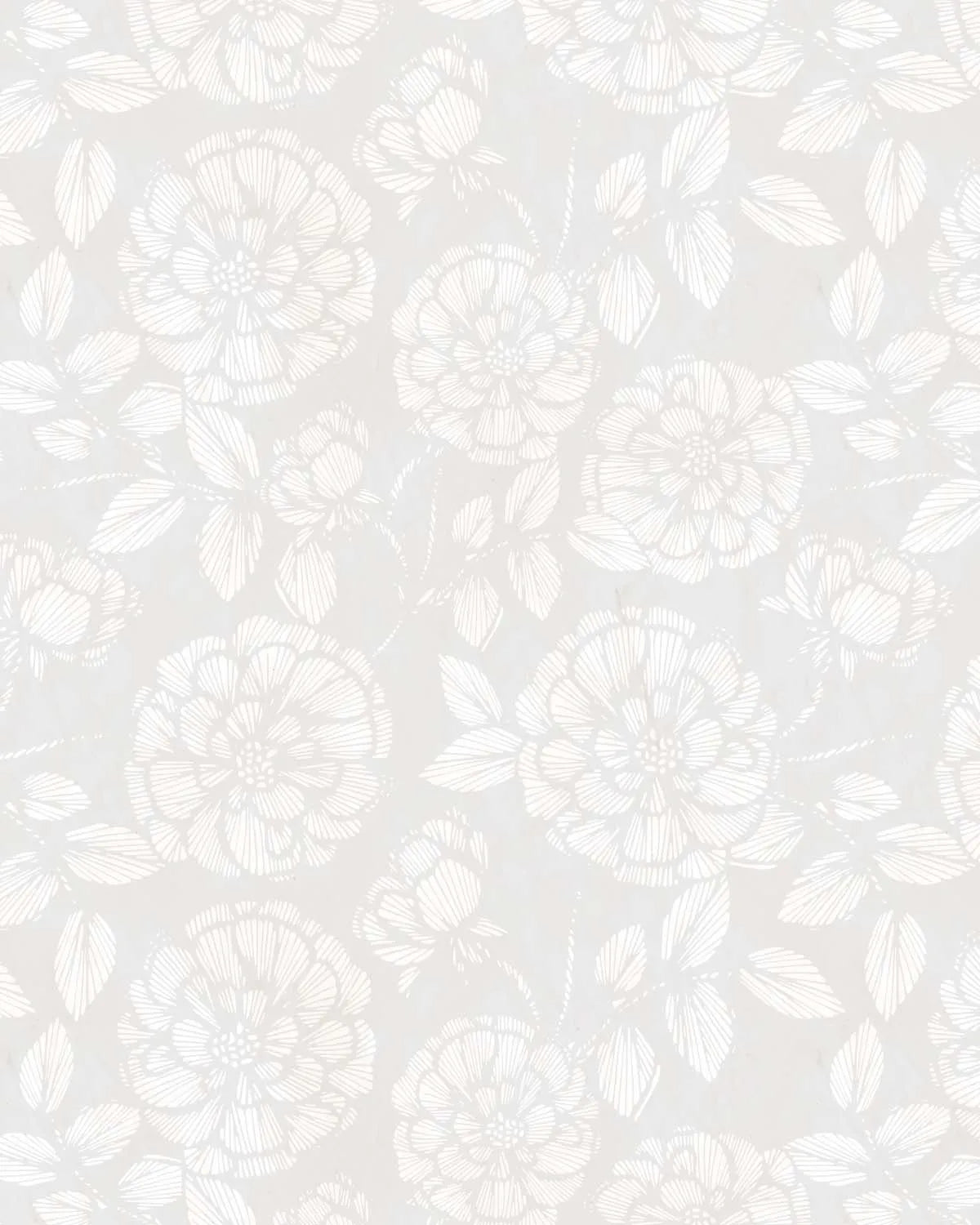 French Country Rose Grey Wallpaper from Olive et Oriel where you can shop wallpaper and artworks online