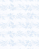 Luxe Leaves in Blue & White Wallpaper
