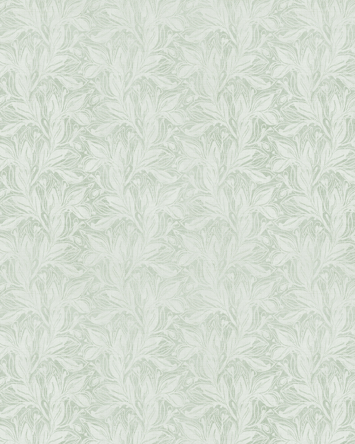 County Foliage in Sage Green Wallpaper