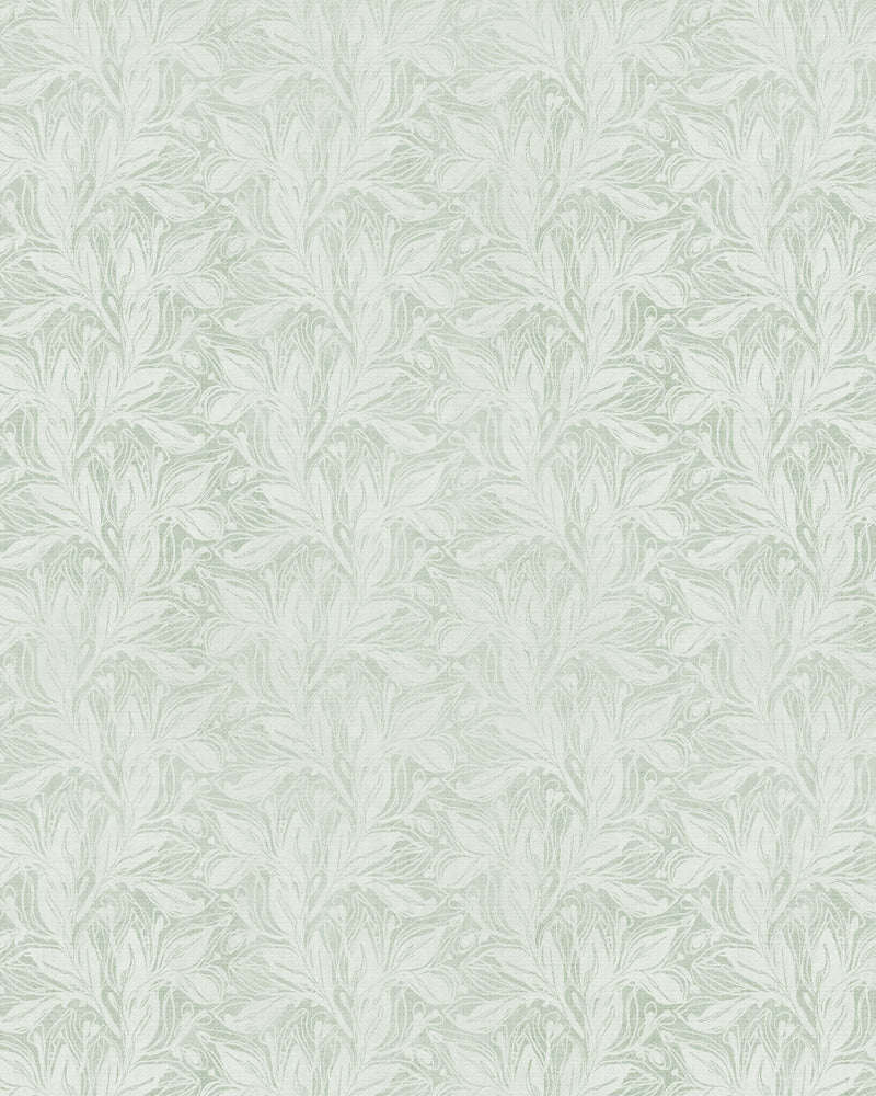 County Foliage in Sage Green Wallpaper