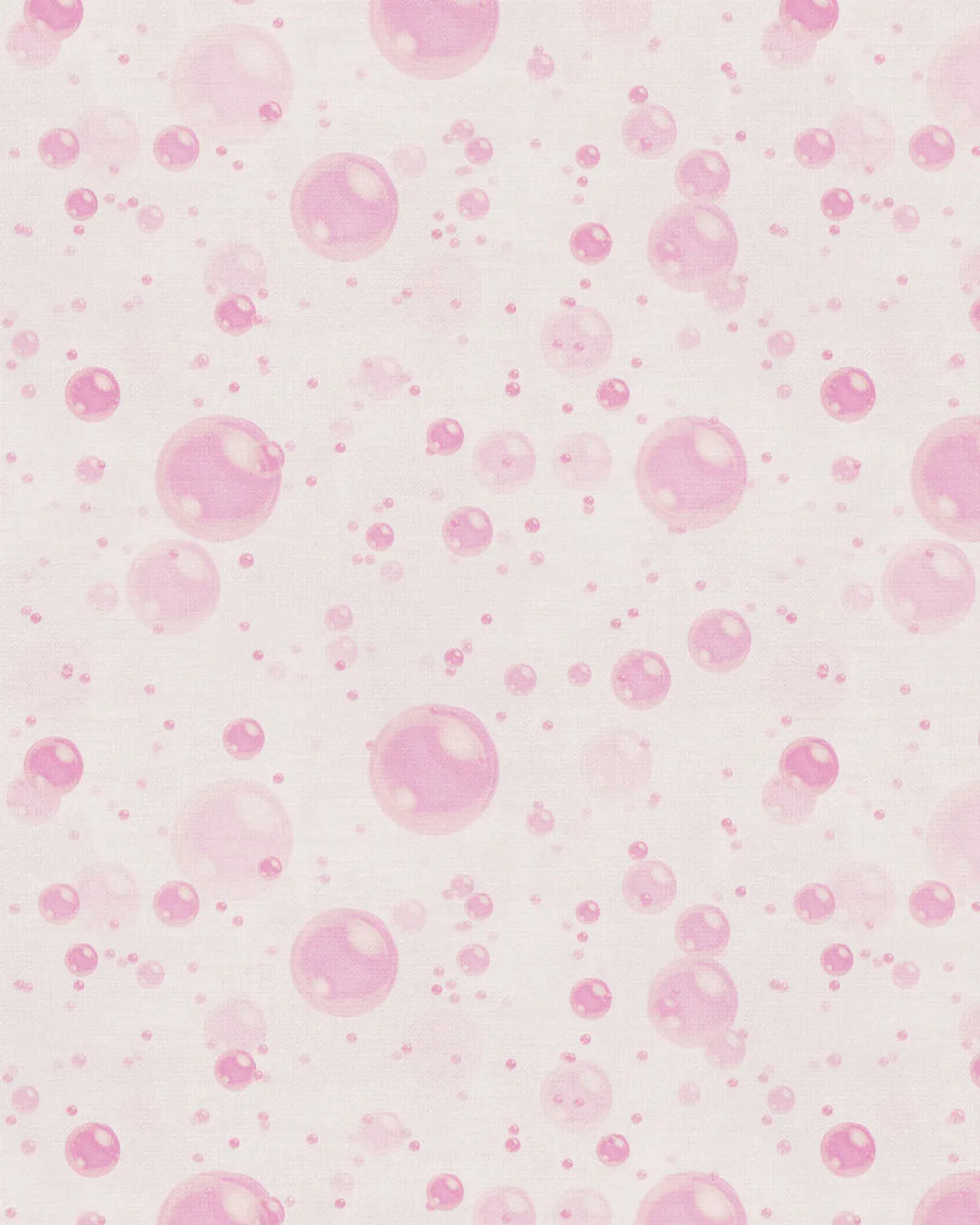 Dream House Bubbles In Pink Wallpaper from Olive et Oriel where you can shop wallpaper and artworks online