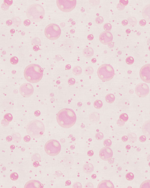 Dream House Bubbles In Pink Wallpaper