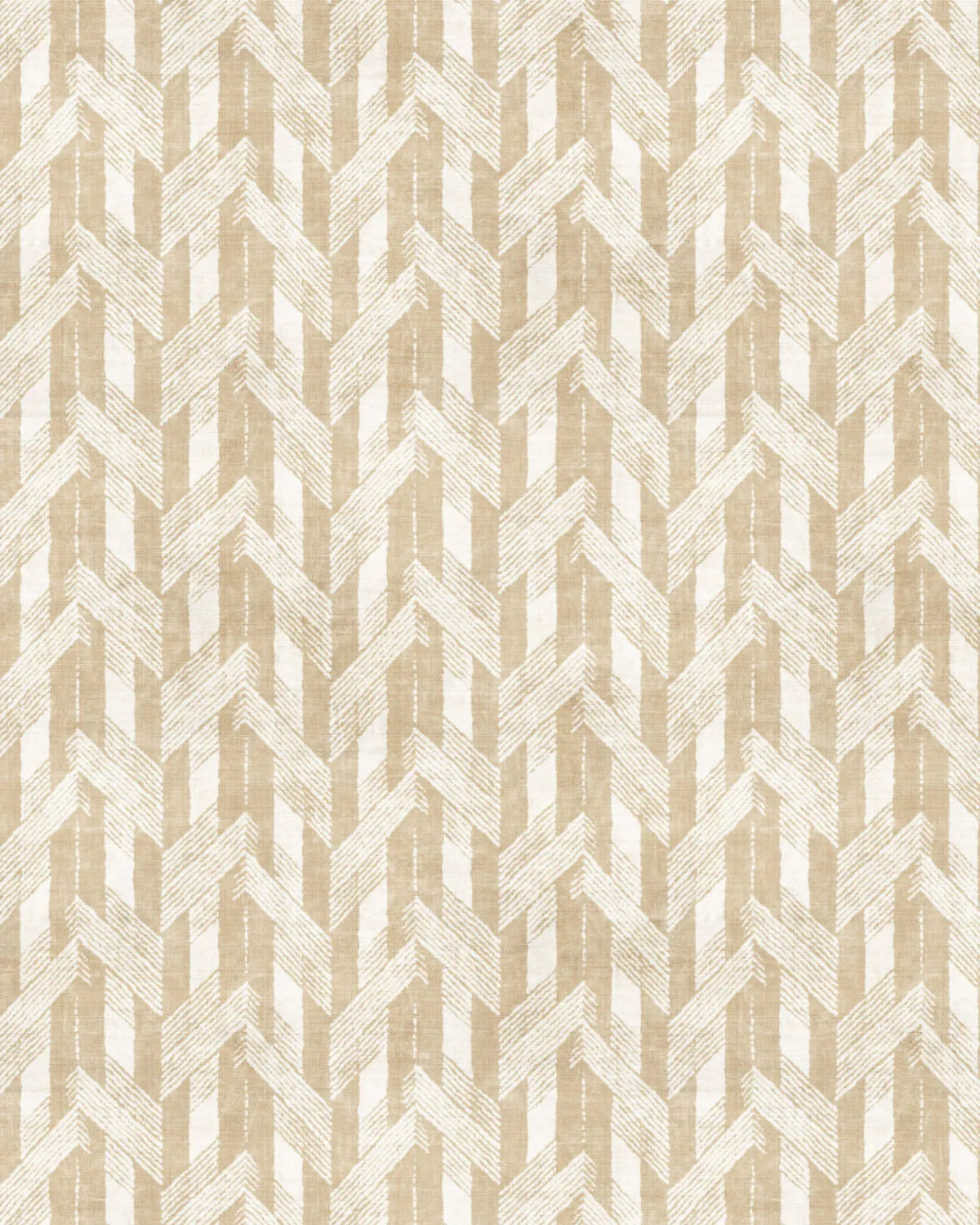 Herringbone Stitch Beige Wallpaper from Olive et Oriel where you can shop wallpaper and artworks online