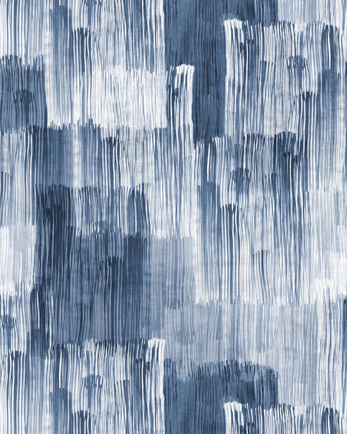 Painted Stripes Navy Blue Wallpaper from Olive et Oriel where you can shop wallpaper and artworks online