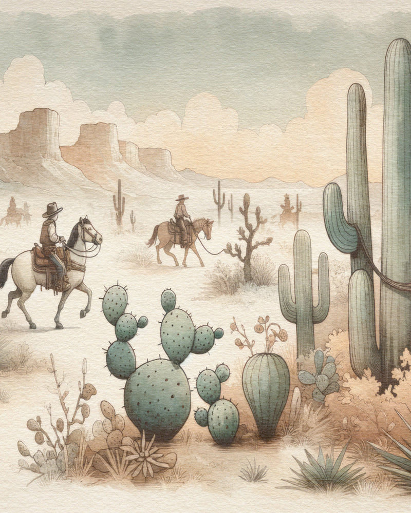 Wild West Adventure Wallpaper Mural