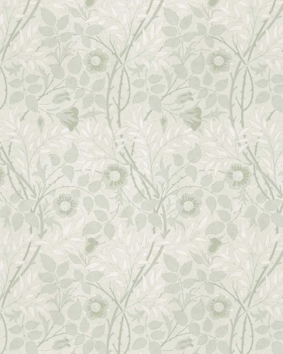Ellas Vintage Blooms Sage Green Wallpaper from Olive et Oriel where you can shop wallpaper and artworks online