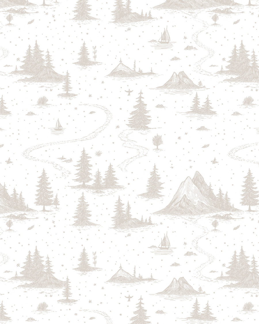 Trailblazer Wallpaper from Olive et Oriel where you can shop wallpaper and artworks online