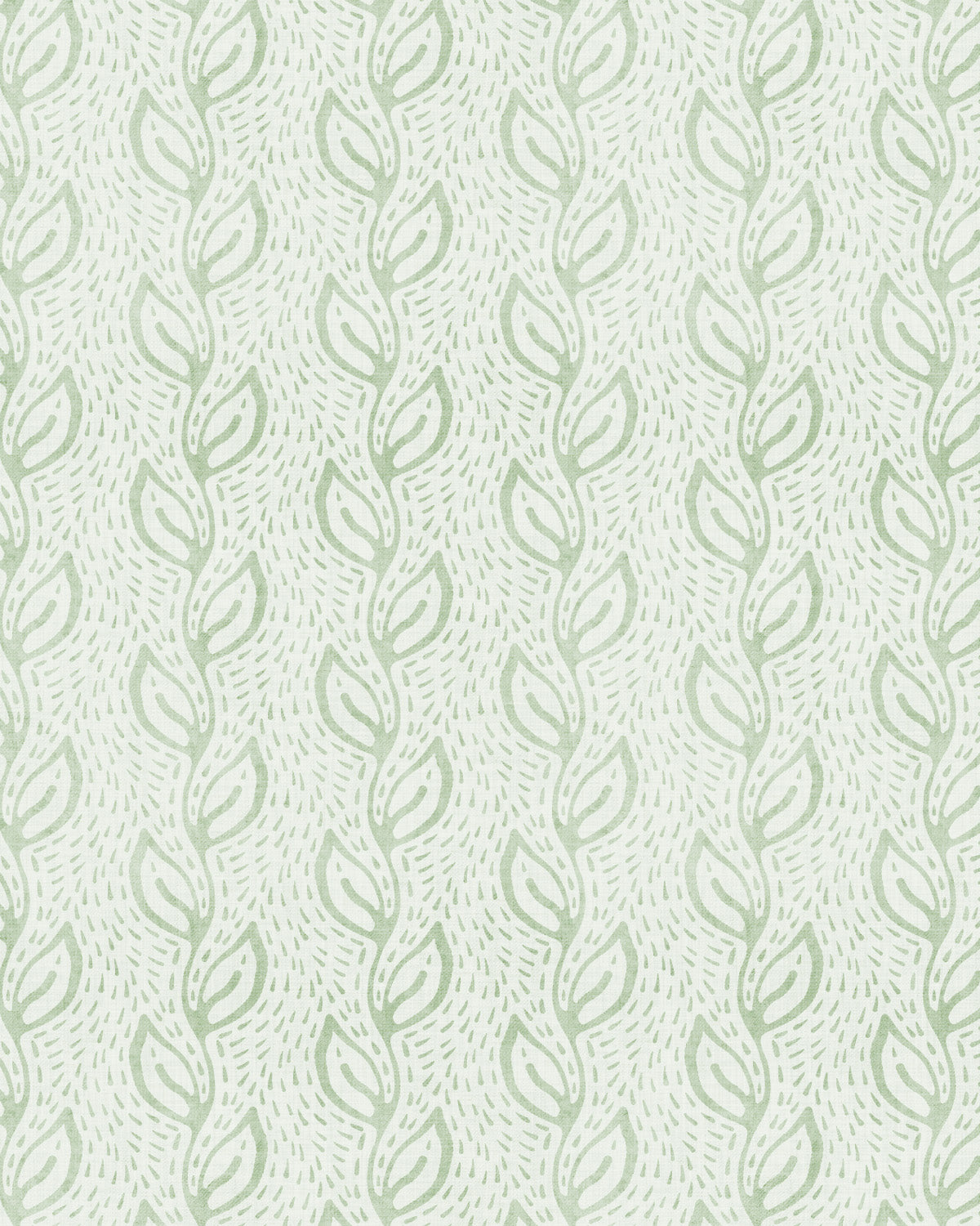 Dotted Leaves in Sage Green Wallpaper