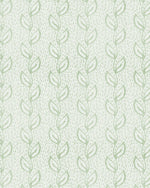 Dotted Leaves in Sage Green Wallpaper