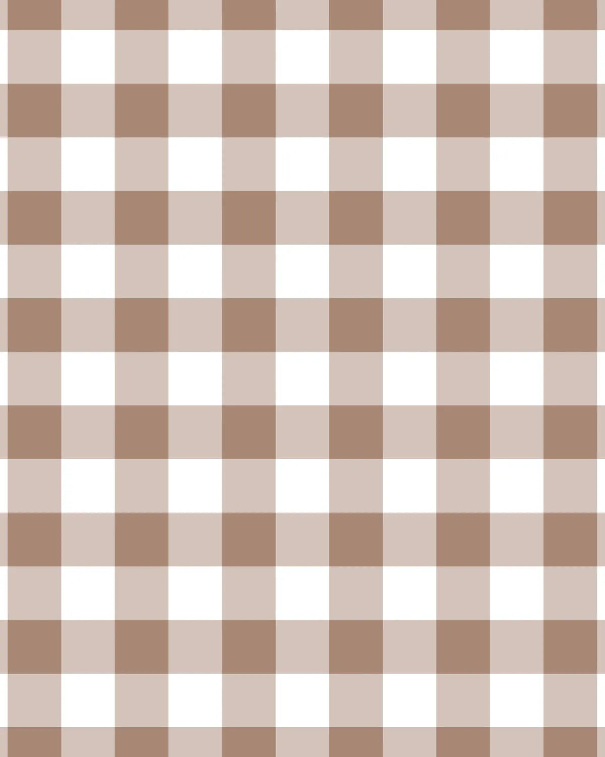 Small Gingham Check Chocolate Brown Wallpaper from Olive et Oriel where you can shop wallpaper and artworks online