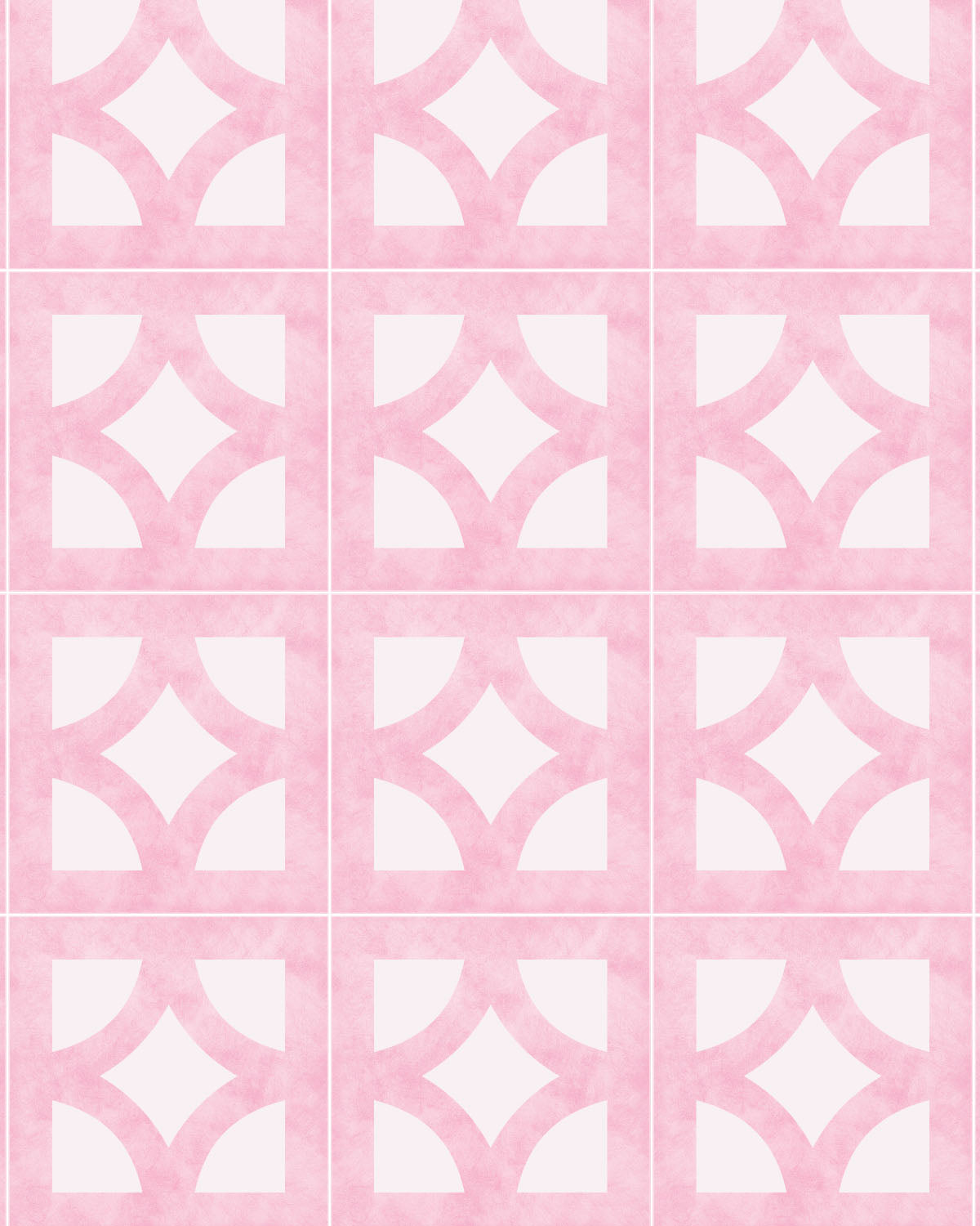 Breeze Blocks in Palm Springs Pink Wallpaper