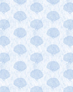Coastal Shell in Ice Blue Wallpaper
