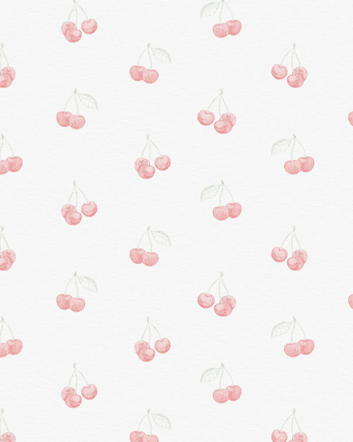 Sweet Cherry Wallpaper from Olive et Oriel where you can shop wallpaper and artworks online