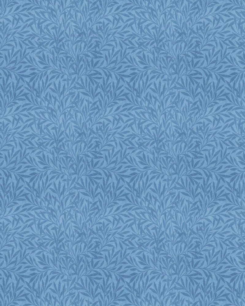 Luxe Foliage Navy Blue Wallpaper from Olive et Oriel where you can shop wallpaper and artworks online