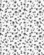 Flower Chain Black & White Wallpaper