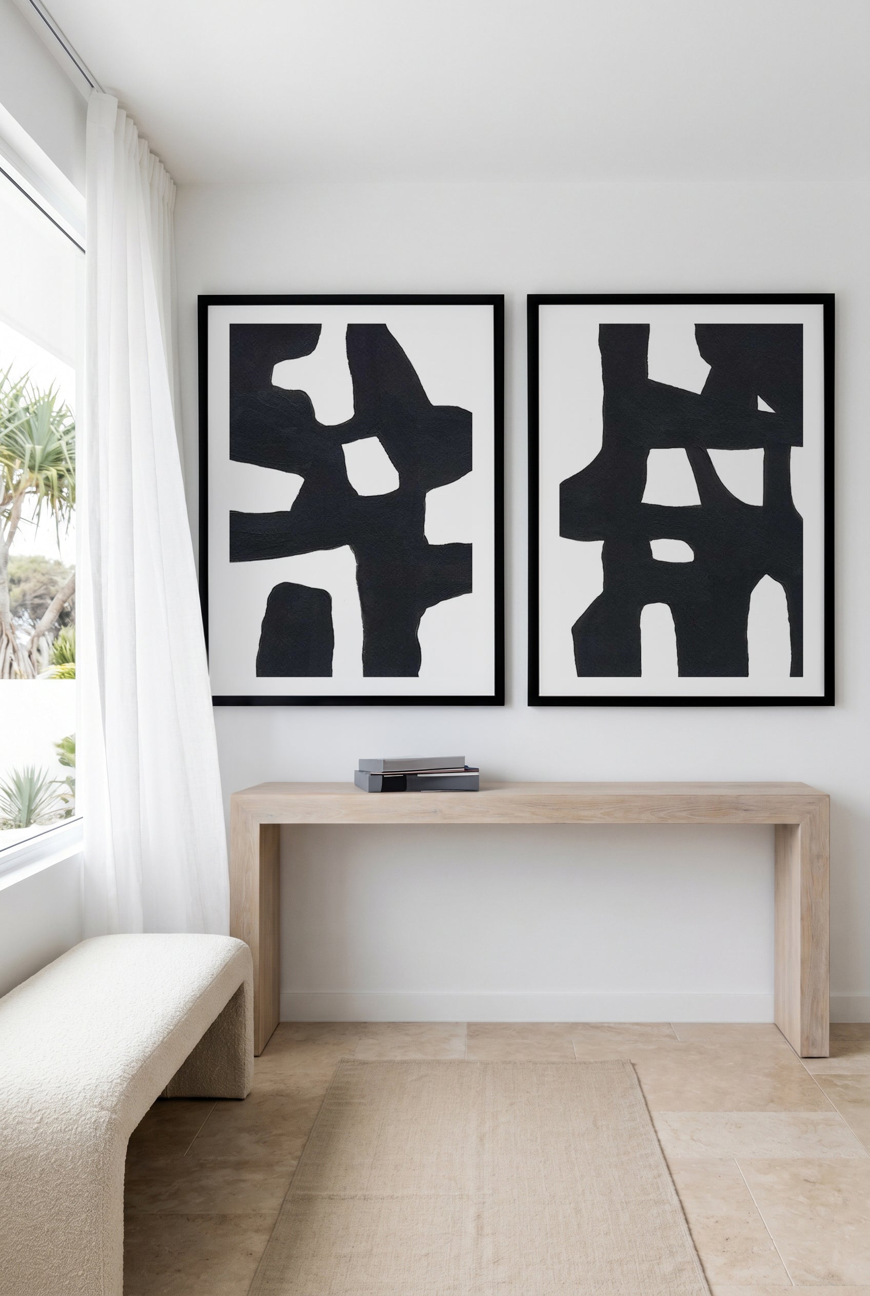 1st and Main 1 & 2 by Baker Bronwyn Art Print Set of 2 | Matching Wall Art