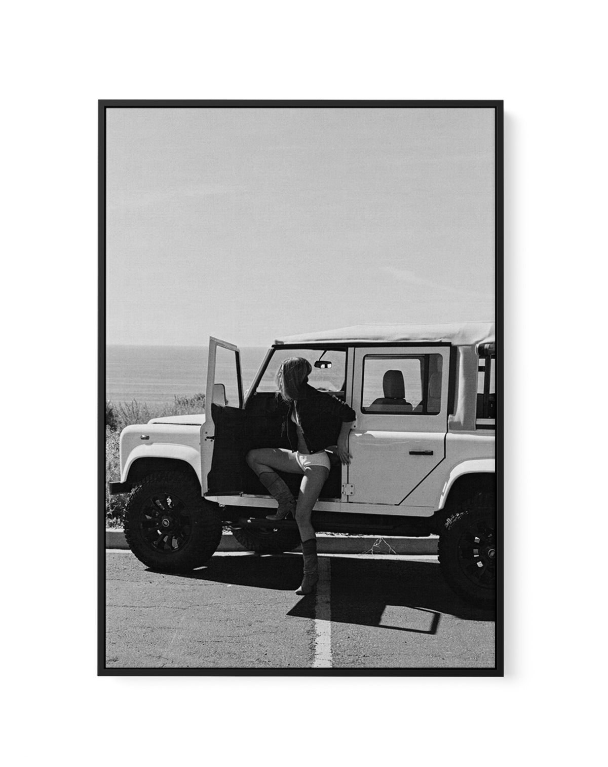 Cali Cowgirl by Carson Grzegorczyk | Framed Canvas Art Print