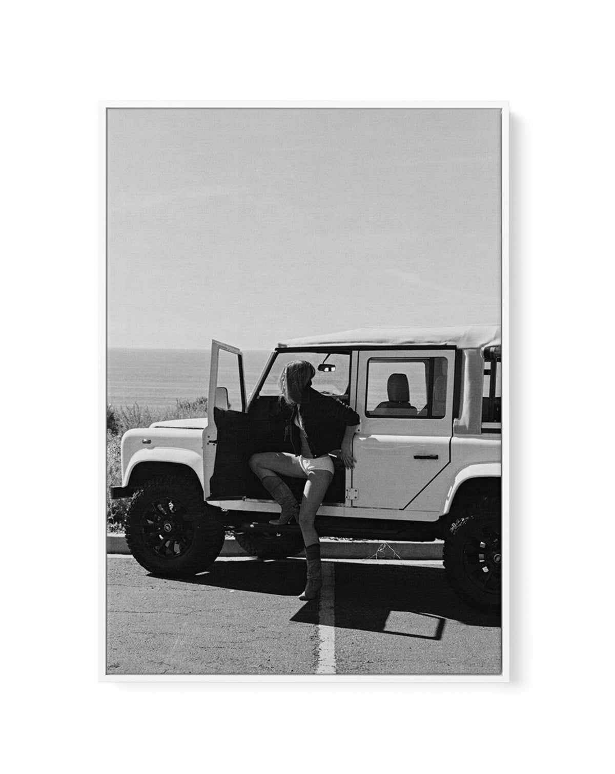 Cali Cowgirl by Carson Grzegorczyk | Framed Canvas Art Print