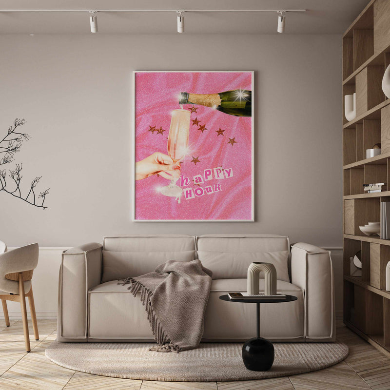 Happy Hour By Athene Fritsch | Art Print from Olive et Oriel where you can shop wallpaper and artworks online