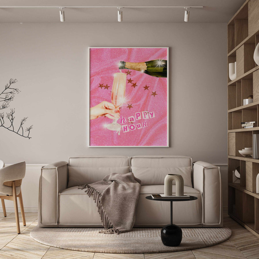 Happy Hour By Athene Fritsch | Art Print from Olive et Oriel where you can shop wallpaper and artworks online