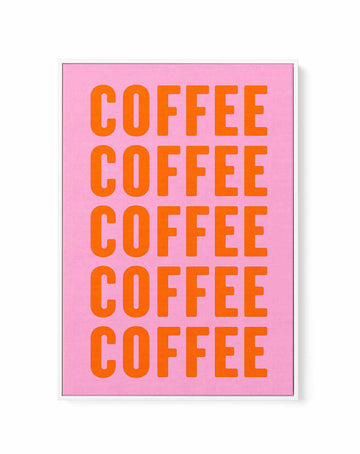 Coffee by Athene Fritsch | Framed Canvas Art Print from Olive et Oriel where you can shop wallpaper and artworks online